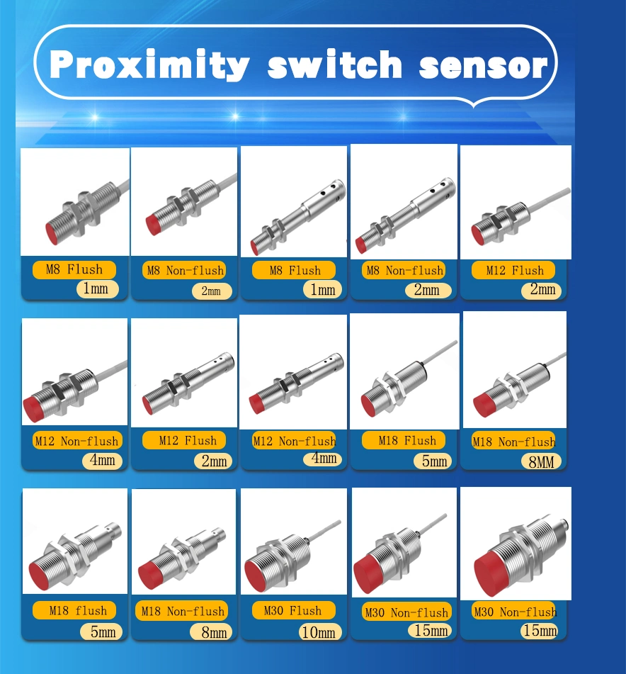 Proximity Sensor Distance 2mm NPN Nc 3-Wire Analog Inductive Proximity Sensor